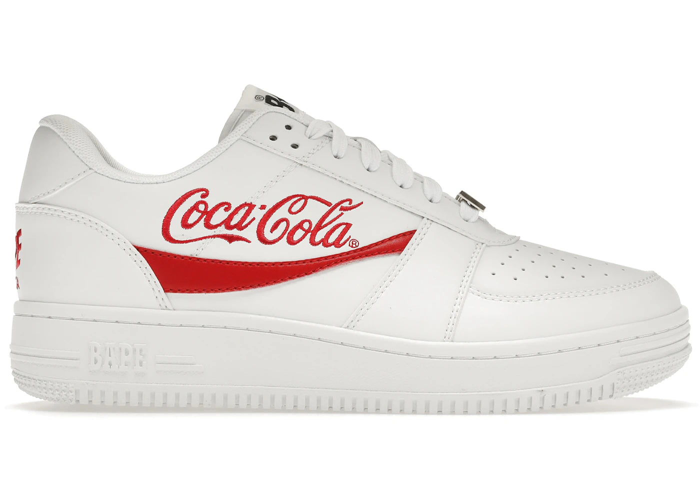 A Bathing Ape Bape Sta Low Coca-Cola White