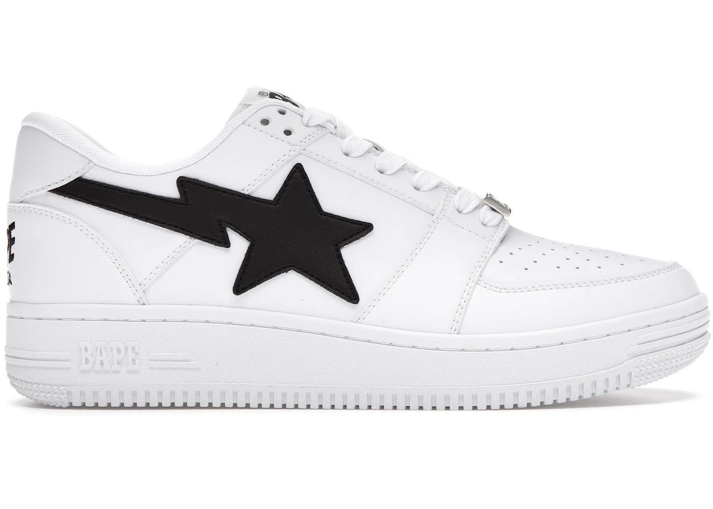 A Bathing Ape Bape Sta Low M1 White Black
