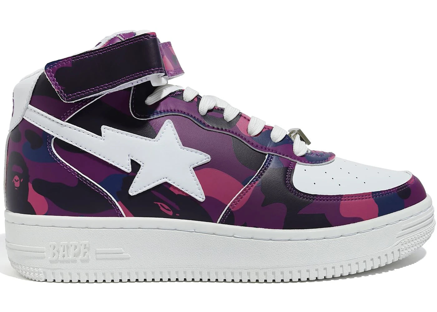 A Bathing Ape Bape Sta Mid Camo Purple
