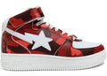 A Bathing Ape Bape Sta Mid Camo Red