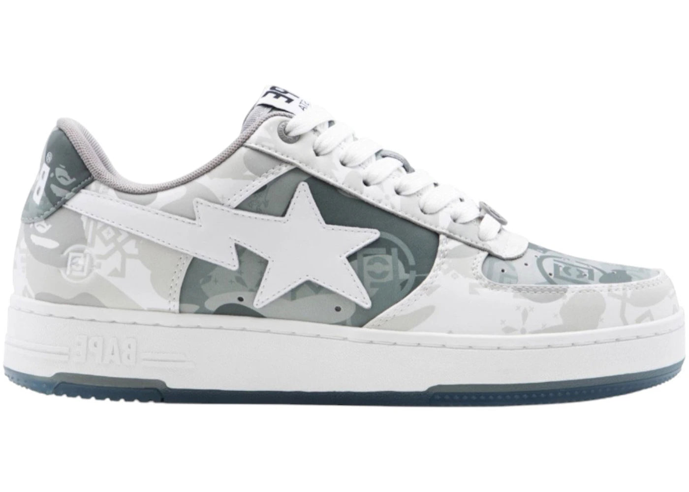 A Bathing Ape x CLOT Bape Sta White
