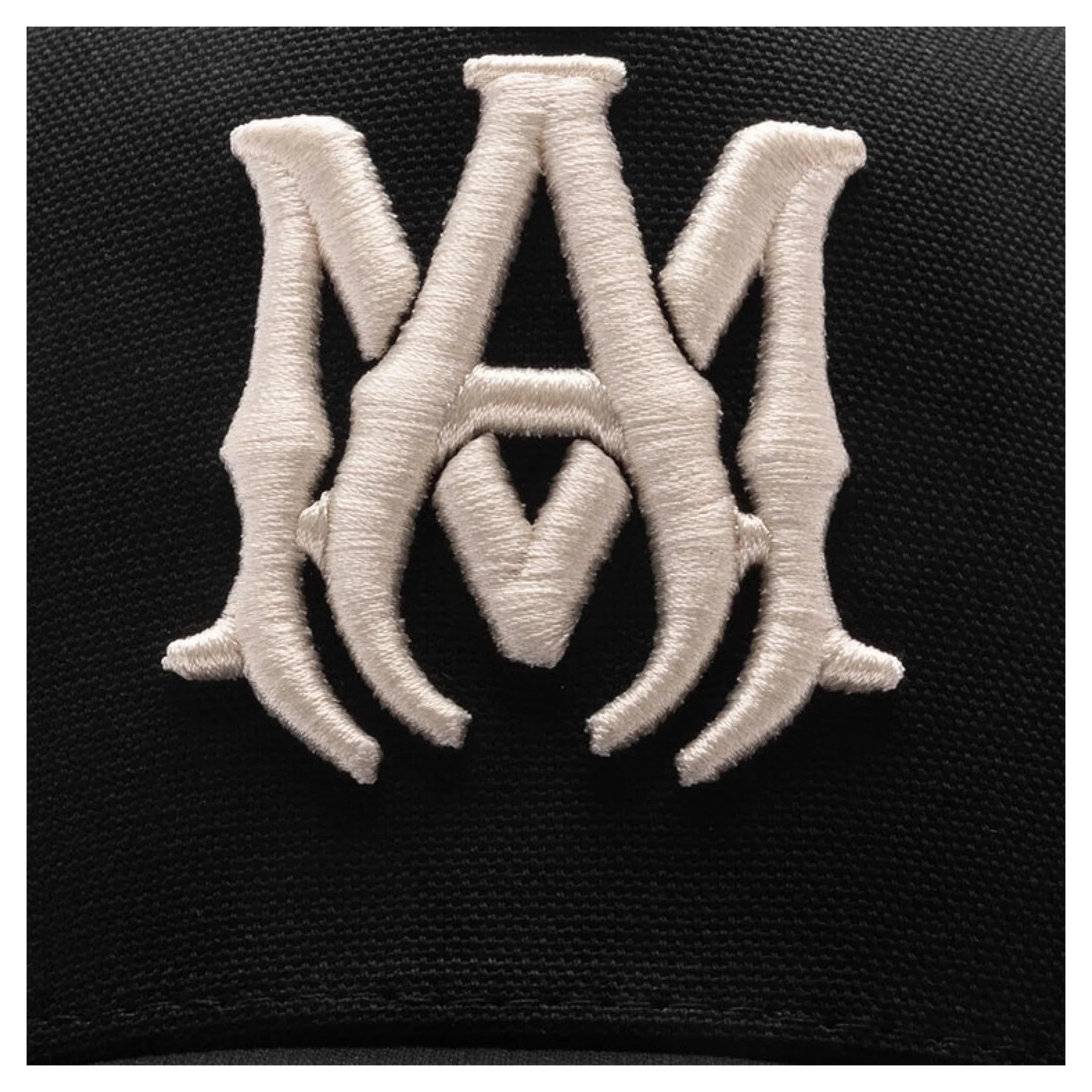 AMIRI FULL CANVAS MA HAT BLACK / WHITE