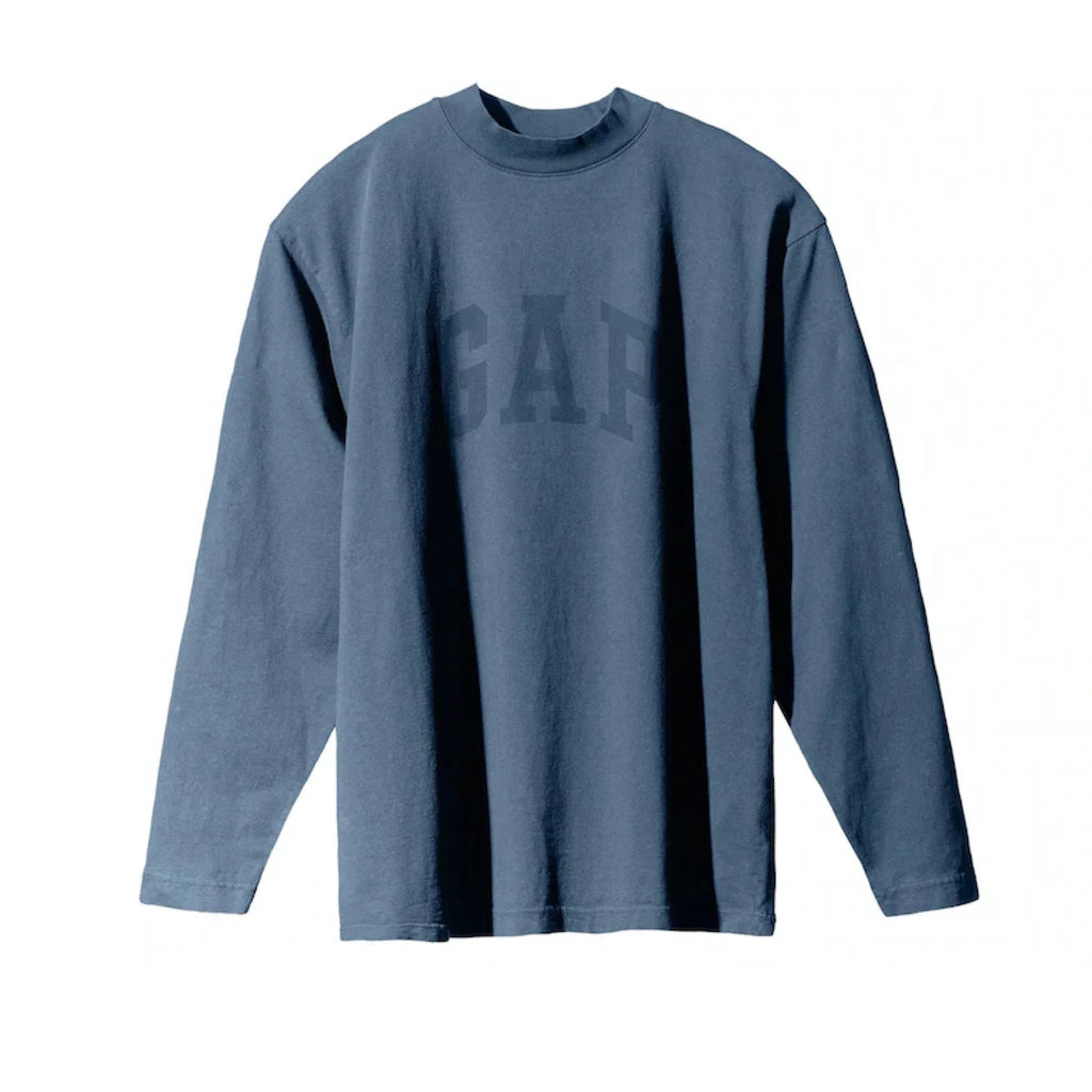 YEEZY x GAP x ENGINEERED BY BALENCIAGA LONG SLEEVE TSHIRT DARK BLUE