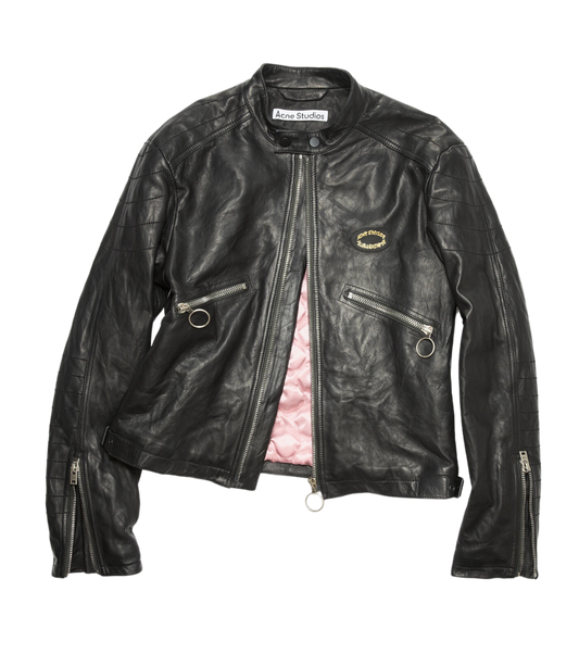 Acne Studios  Distressed Leather Jacket