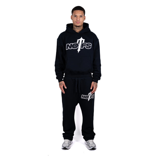 Trapstar x Non Of Us Black Hoodie