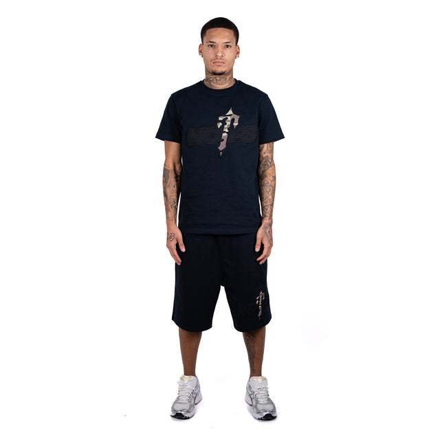 Trapstar x Non Of Us Black Camo Short