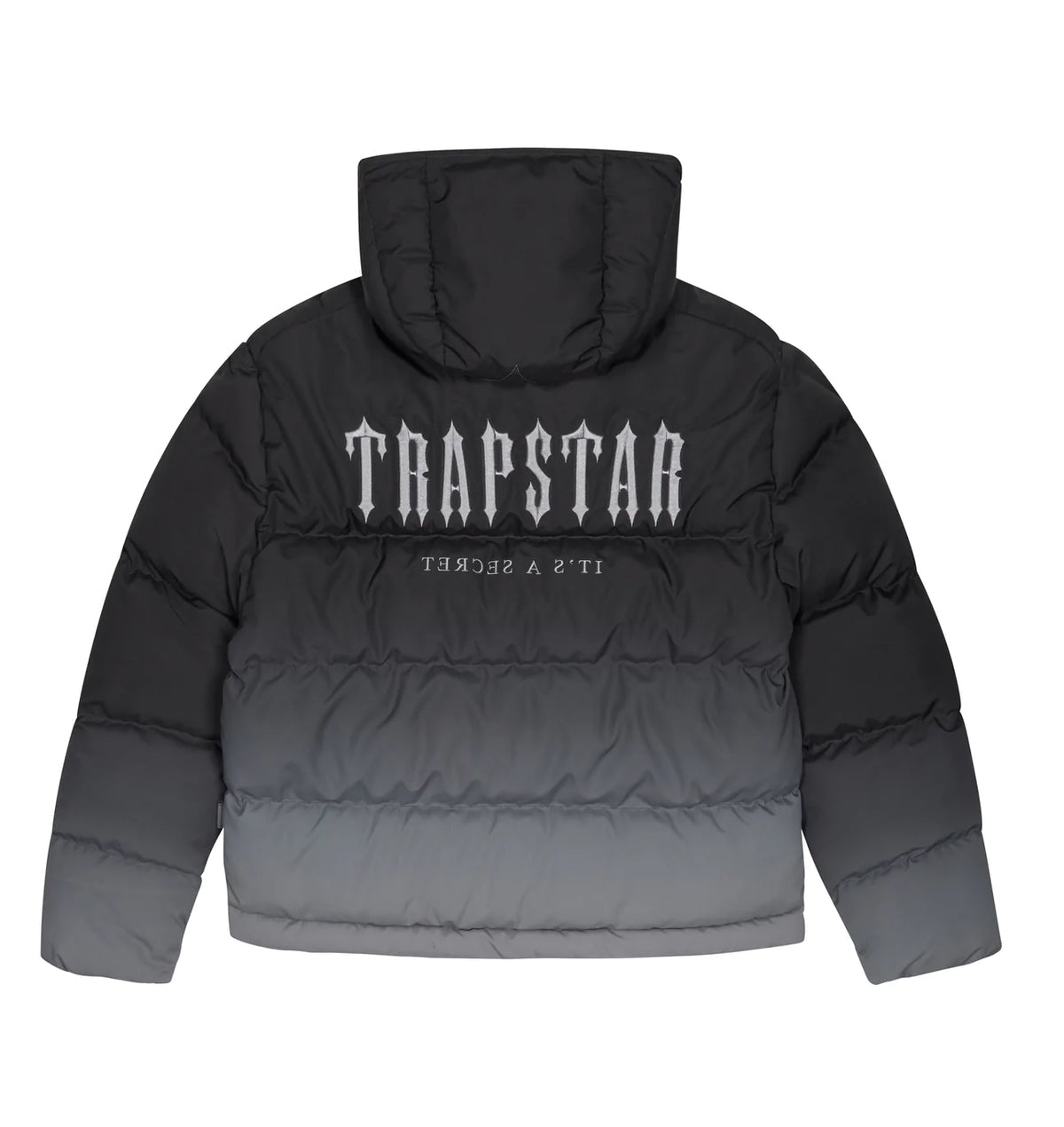 TRAPSTAR DECODED HOODED PUFFER JACKET 2.0 - BLACK GRADIENT