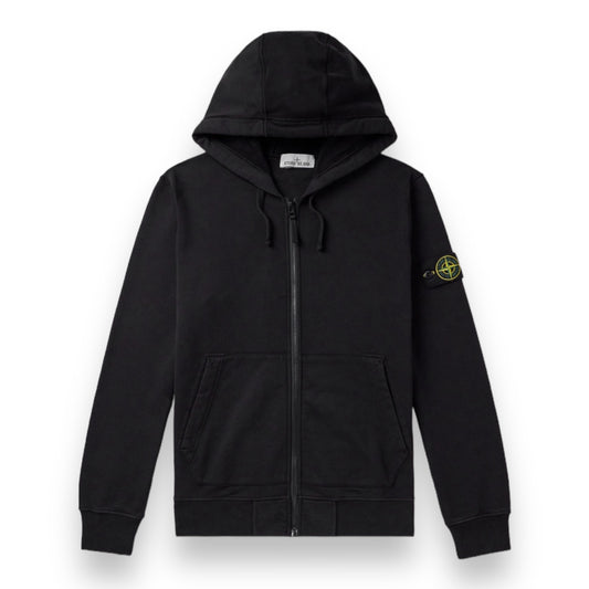 Stone Island Black Zip Hoodie