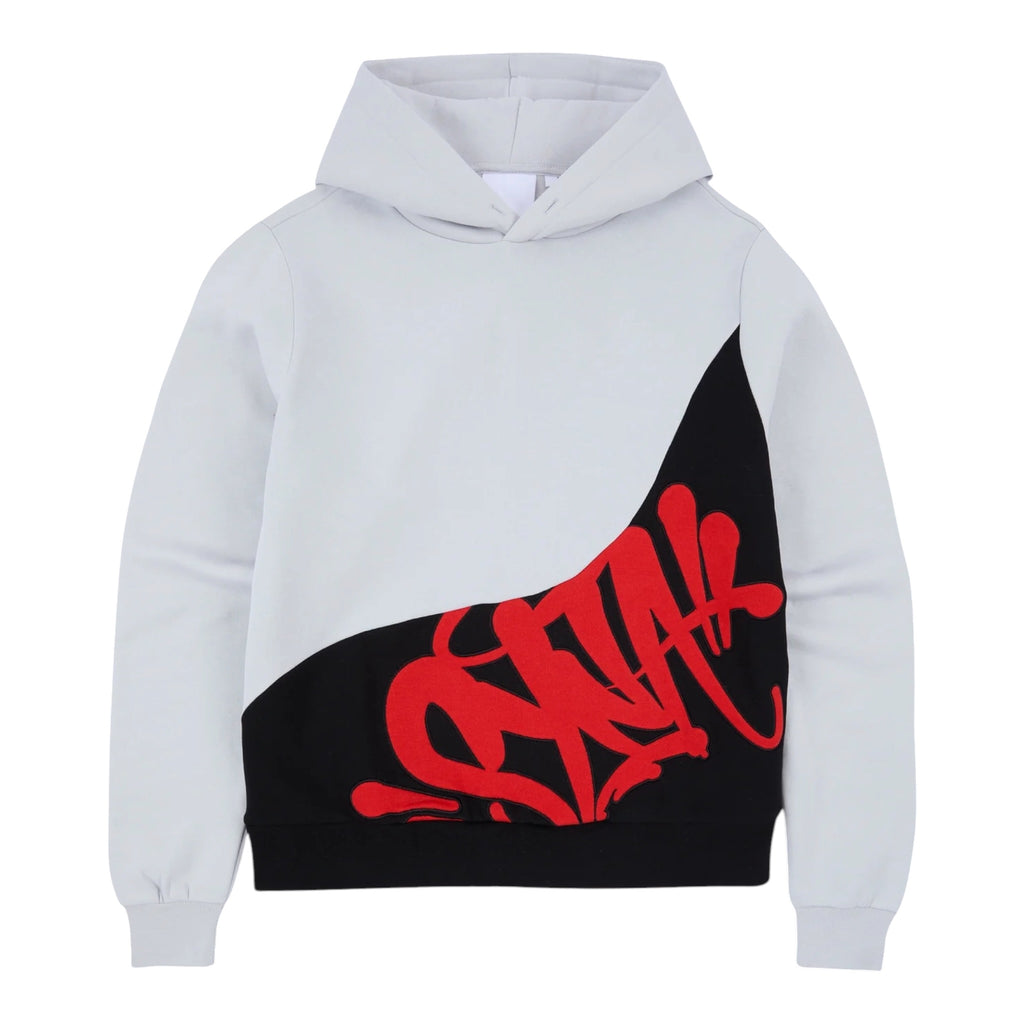 Synaworld Slice Logo Hoodie Grey/Black/Red