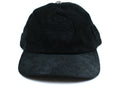 Chrome Hearts 5 Panel Suede Baseball Cap Black