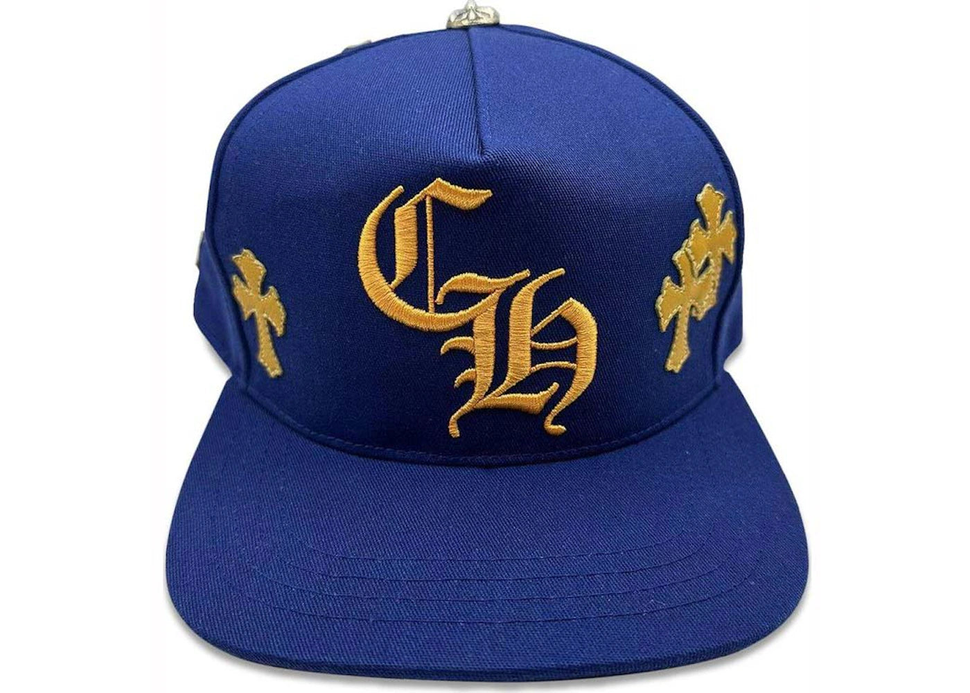 Chrome Hearts Cross Patch Cap Blue/Yellow