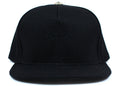 Chrome Hearts Cross Waxed Denim Baseball Cap Black