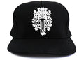 Chrome Hearts Dagger Denim Baseball Hat Black/White