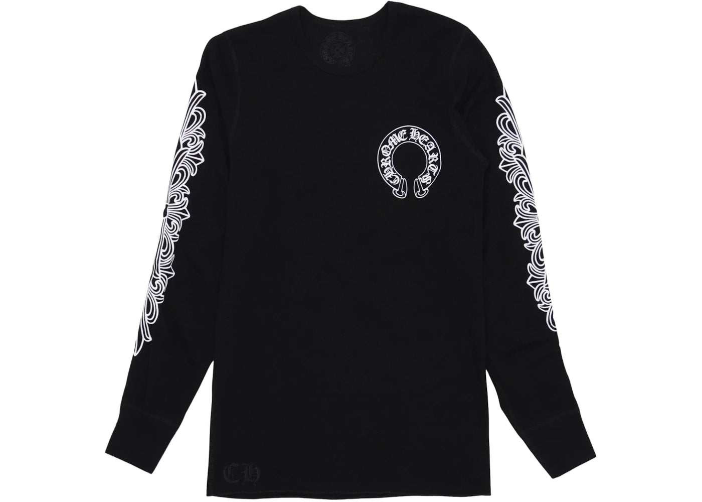 Chrome Hearts Horseshoe Thermal Waffle T-shirt Black
