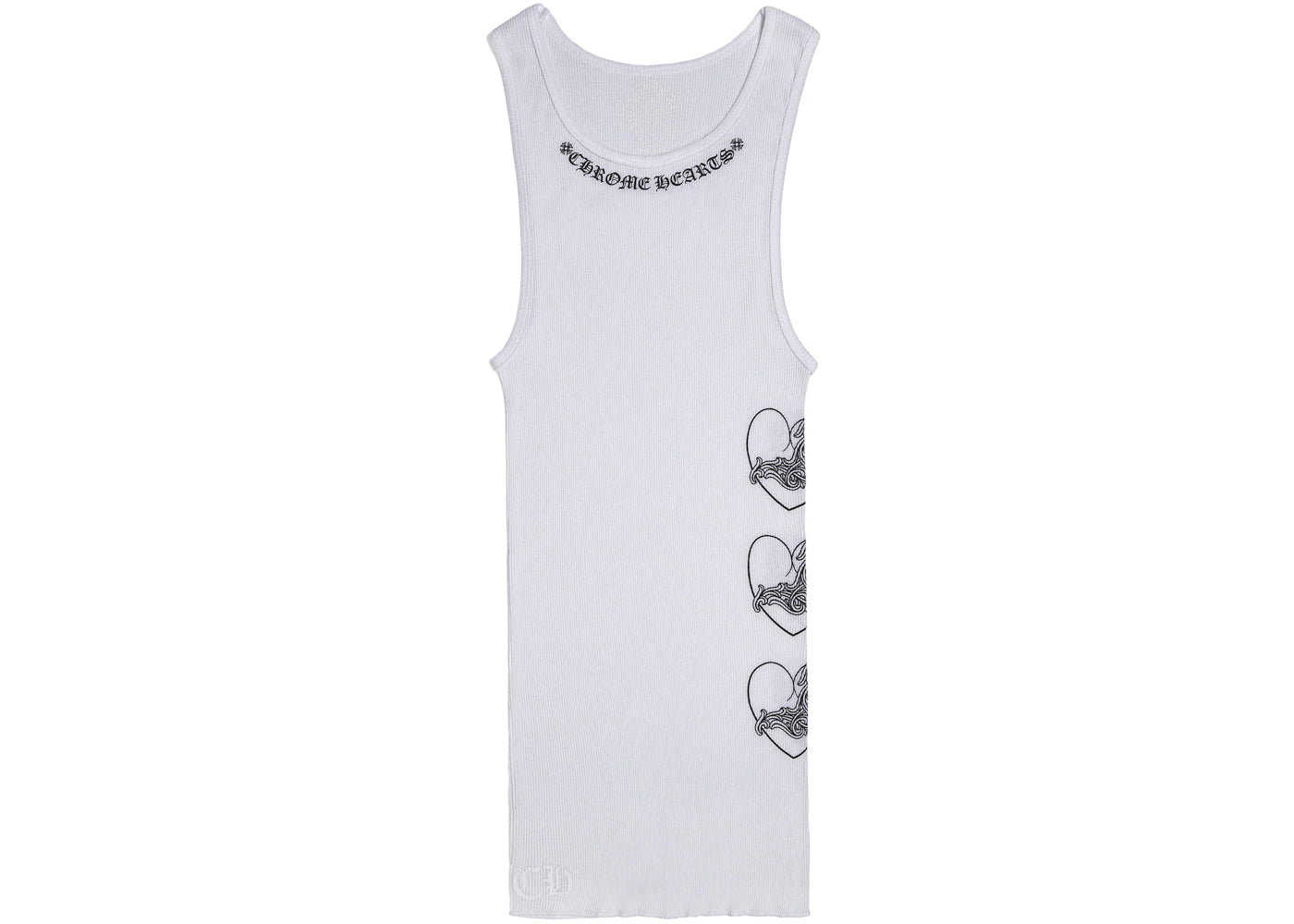 Chrome Hearts Love You Rib Tank White/Black