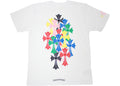 Chrome Hearts Multi Color Cross Cemetery T-shirt White