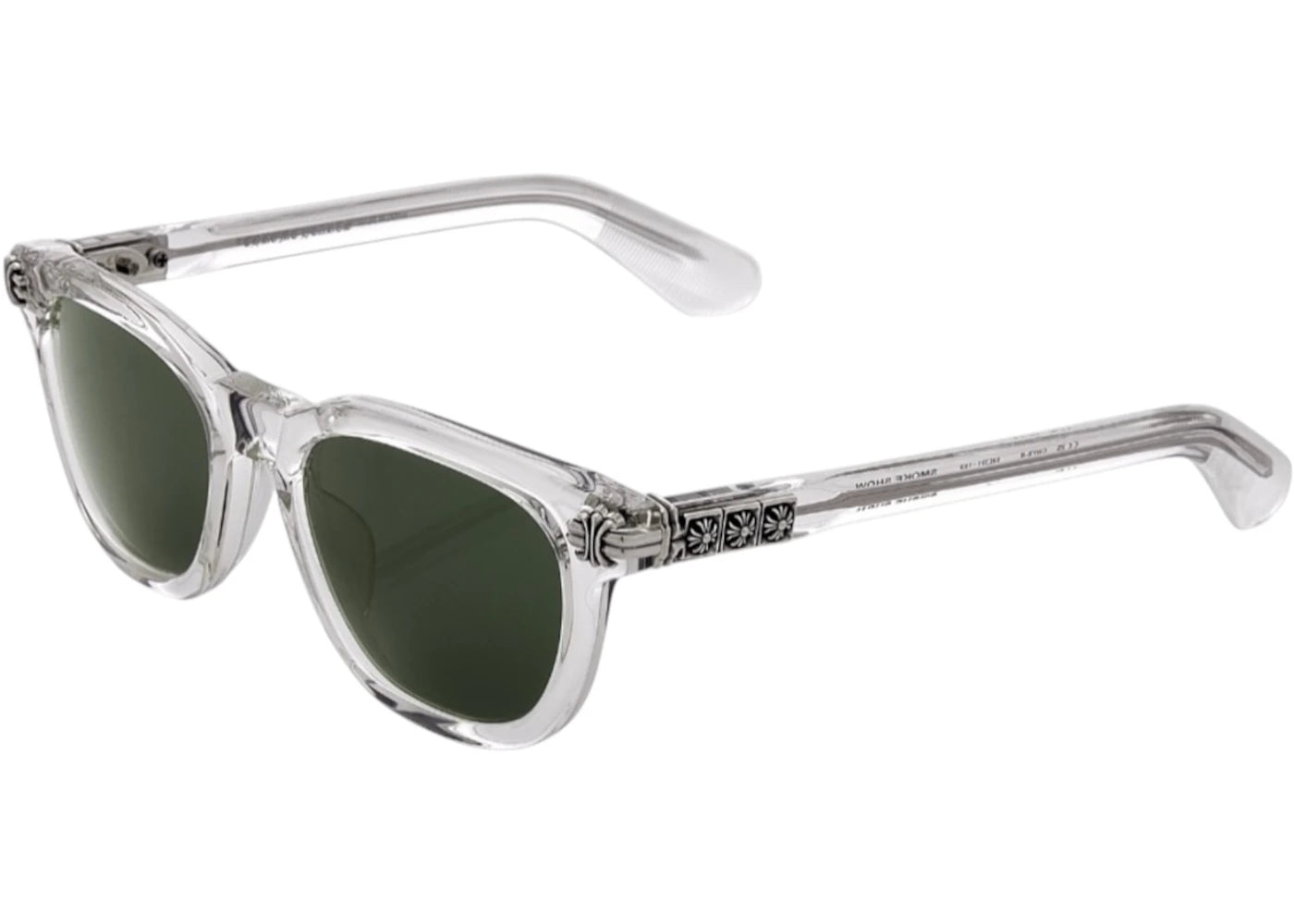 Chrome Hearts Smoke Show Sunglasses Crystal Dark Geen