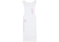 Chrome Hearts T Bar Rib Tank White/Pink