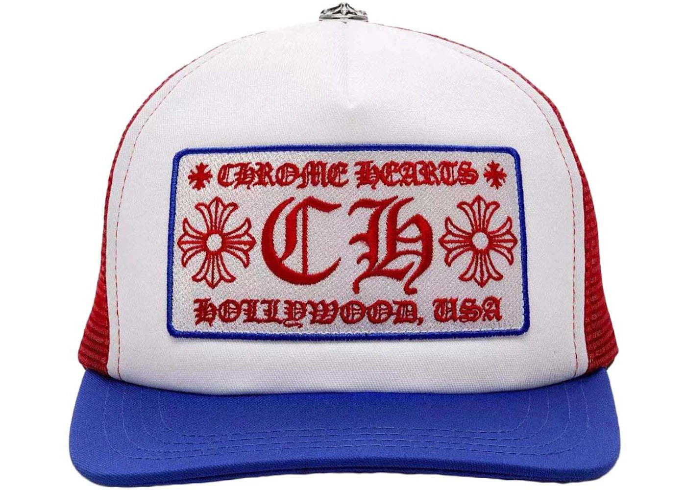 Chrome Hearts Trucker Hat Blue/Red/White