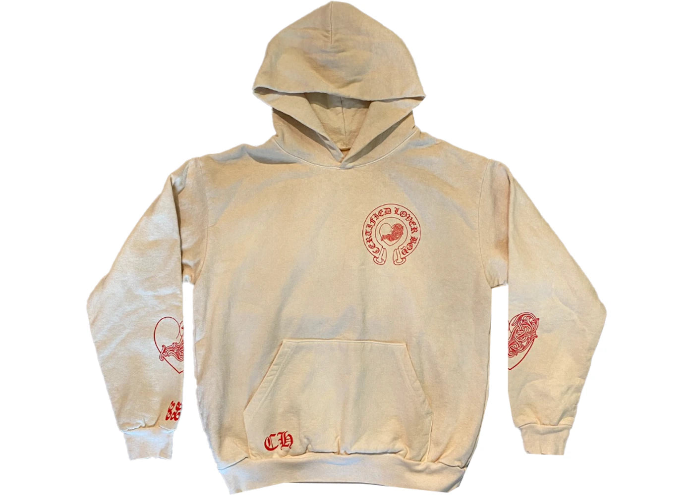 Chrome Hearts x Drake Certified Lover Boy Hoodie (Friends and Family) Ivory