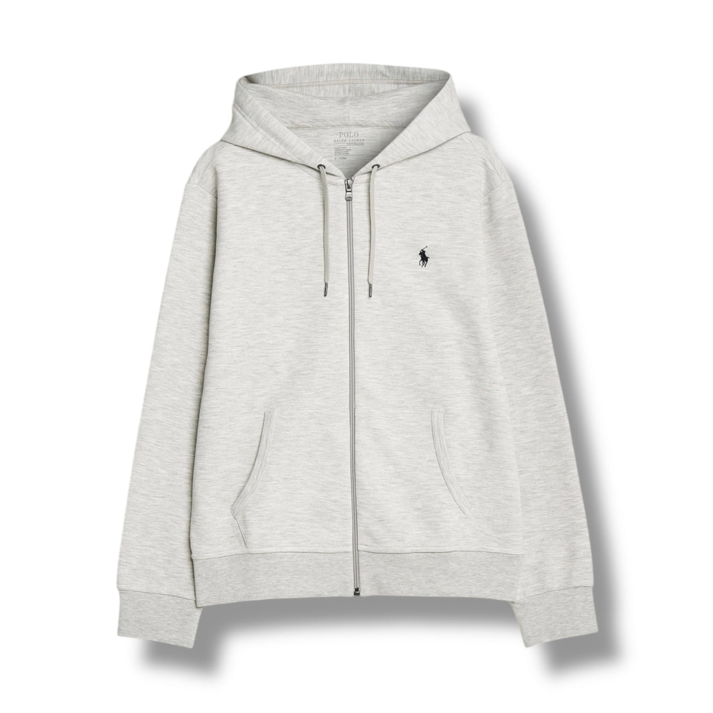 PRL Zip Hoodie Grey