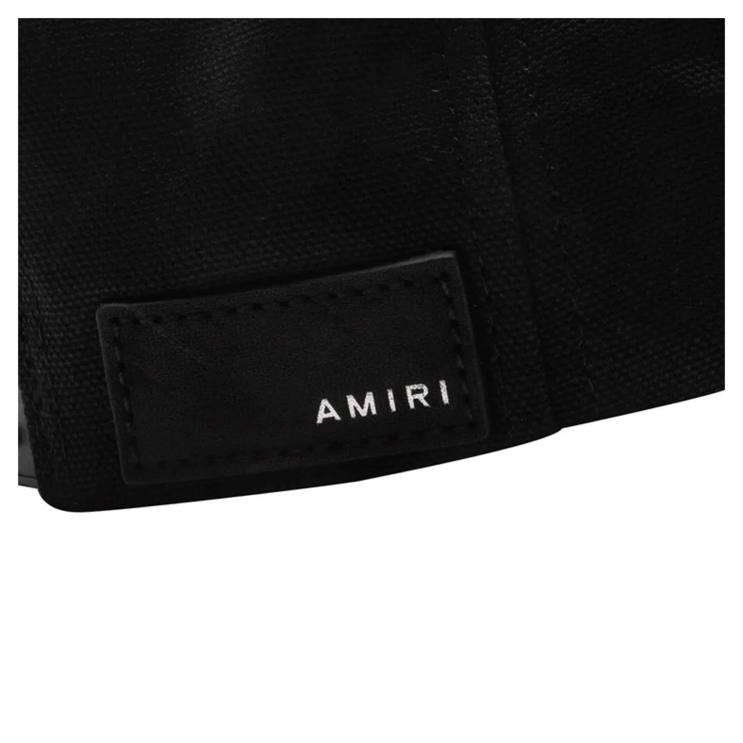 AMIRI FULL CANVAS MA HAT BLACK / WHITE