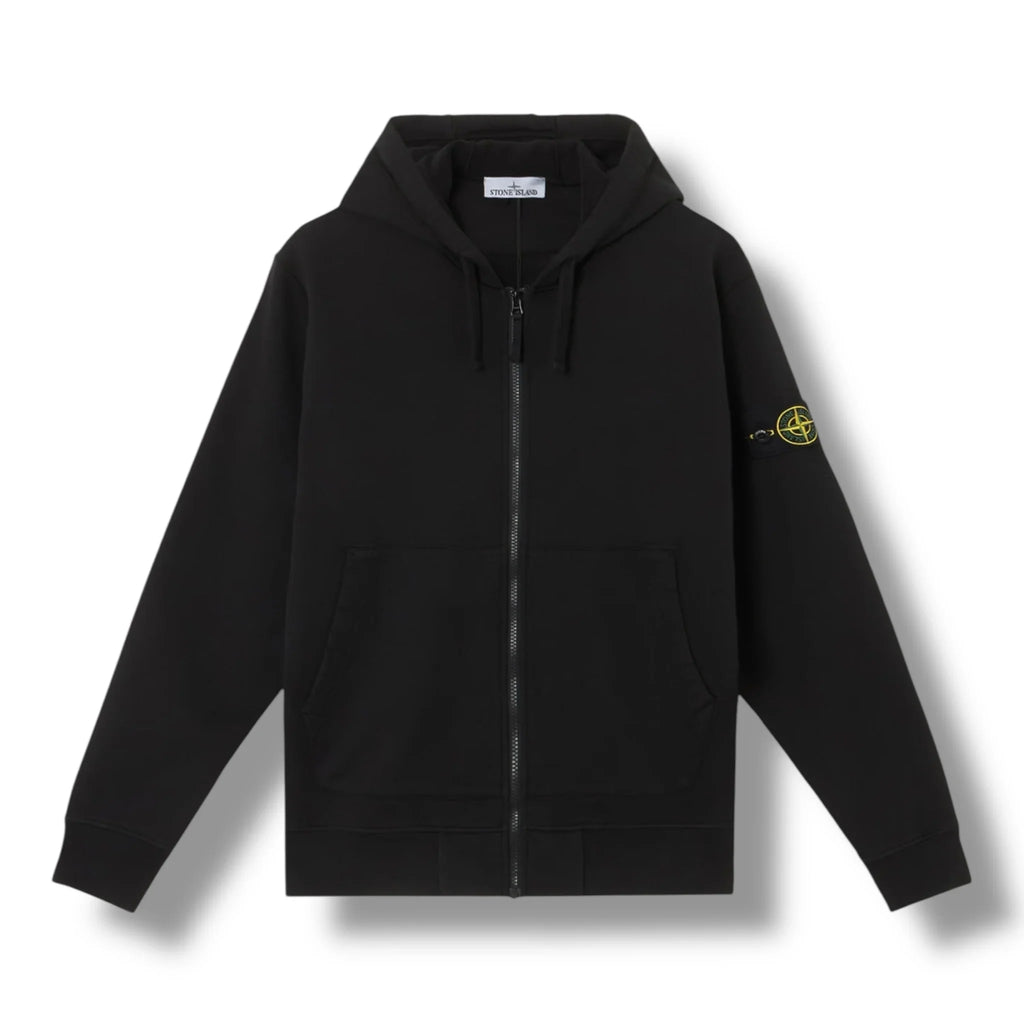 Stone Island Organic Cotton Zip Hoodie •PICK ONE SIZE UP•
