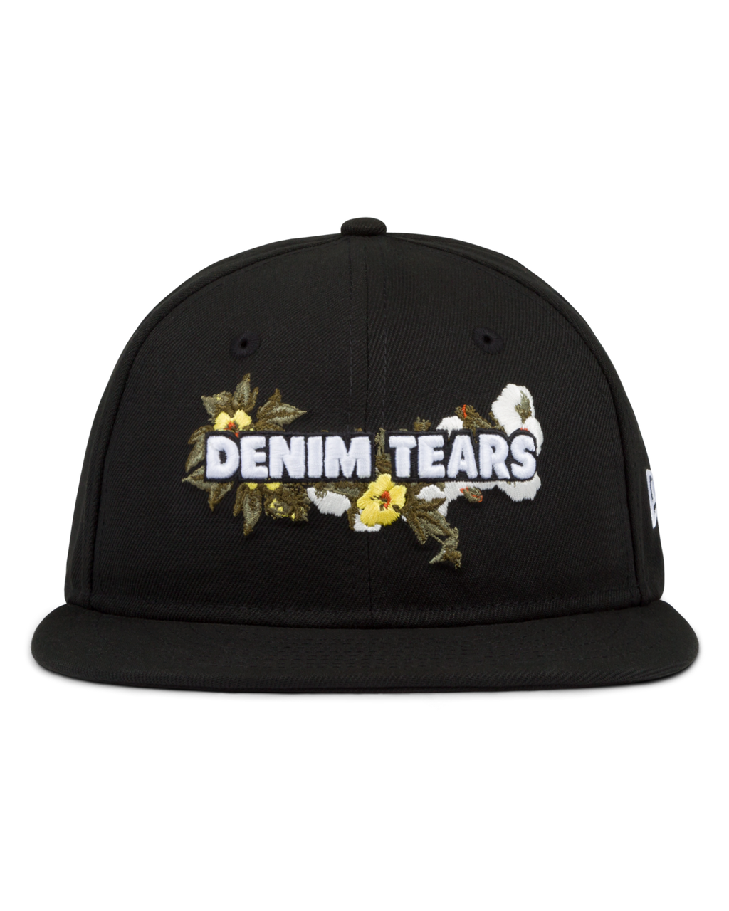 Denim Tears x New Era Floral Logo Cap Black