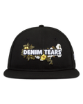 Denim Tears x New Era Floral Logo Cap Black