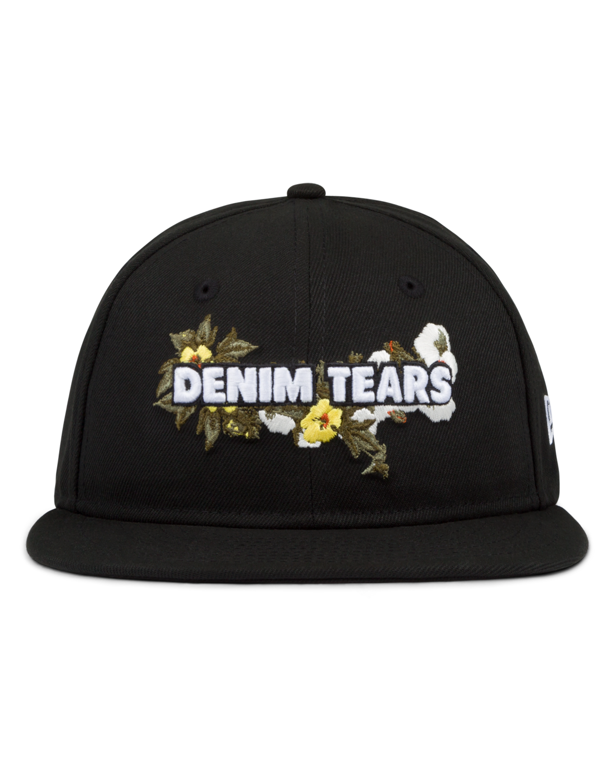 Denim Tears x New Era Floral Logo Cap Black
