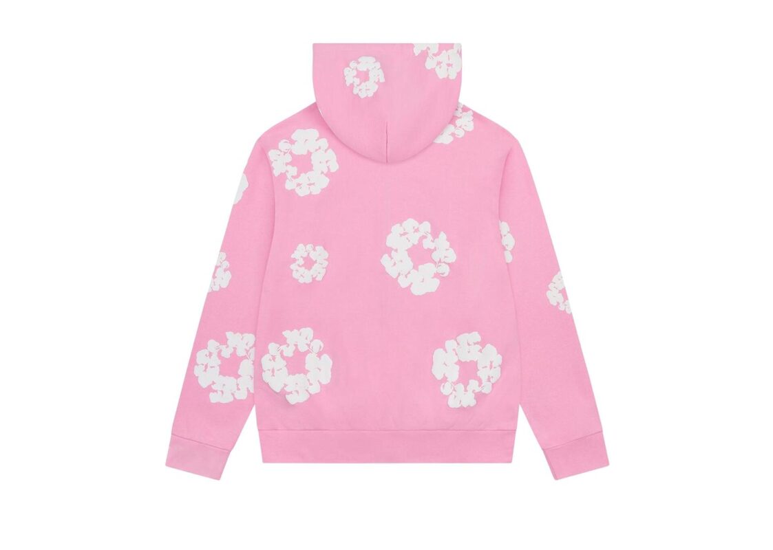 Denim Tears Cotton Wreath Zip Pink
