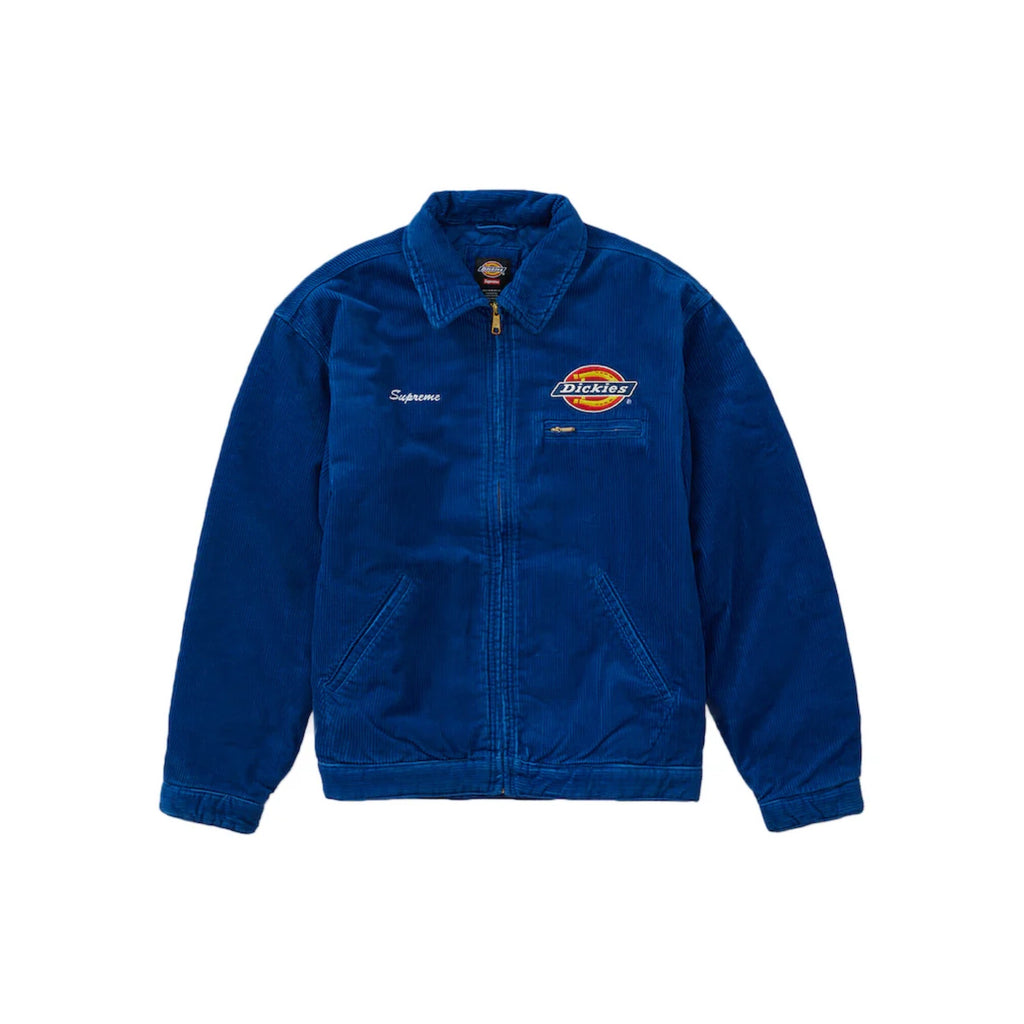 Supreme Dickies Corduroy Work Jacket Blue