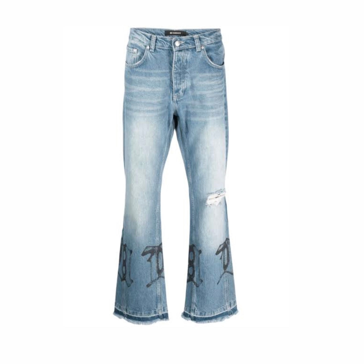 MSBHV Blue Flared Denim