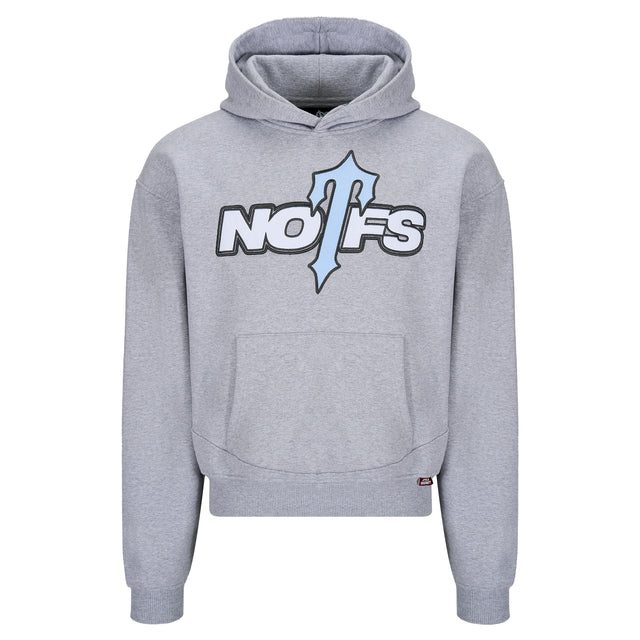 Trapstar x Non Of Us Grey Logo Hoodie