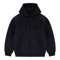 Syna Neoprene Zip Hoodie Black