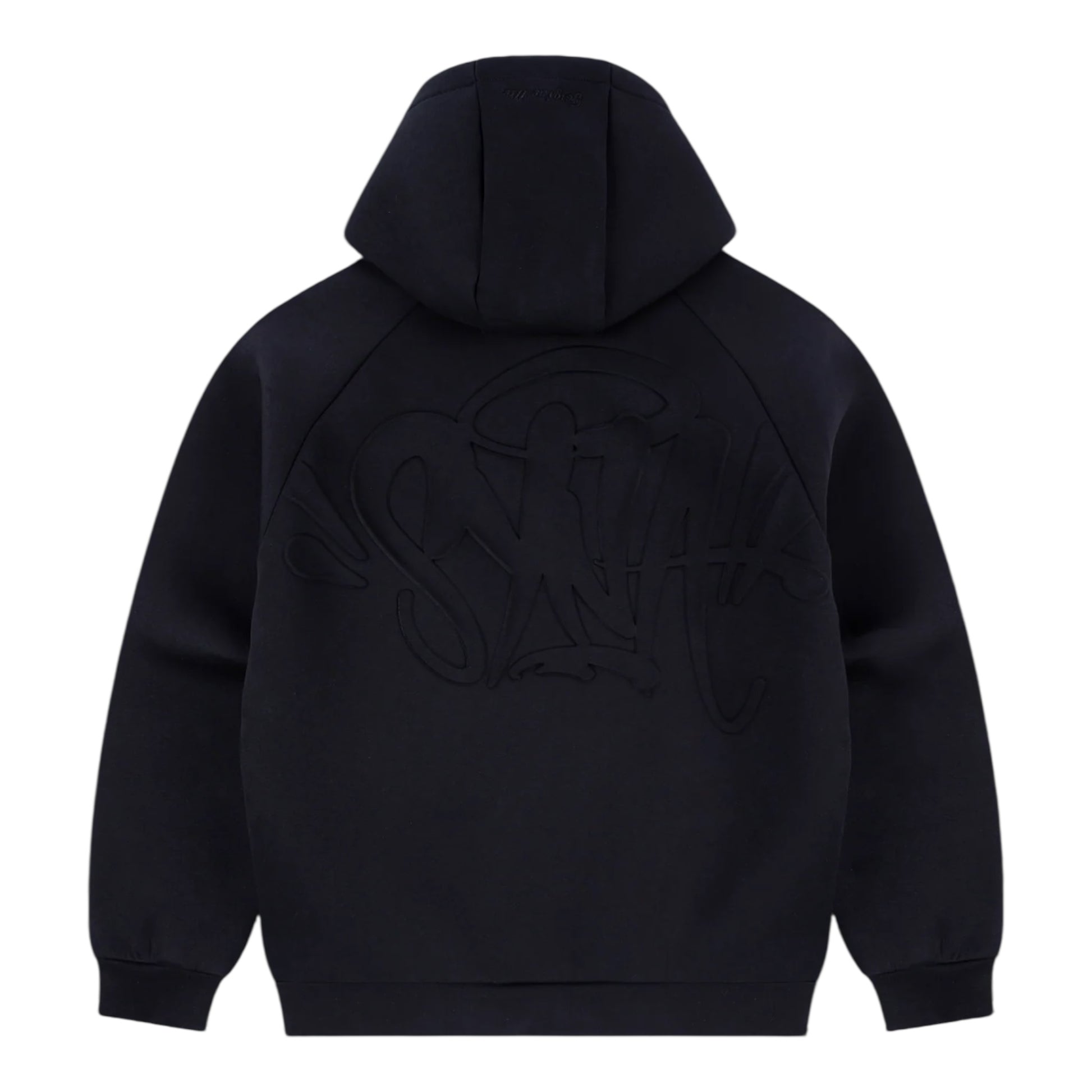 Syna Neoprene Zip Hoodie Black