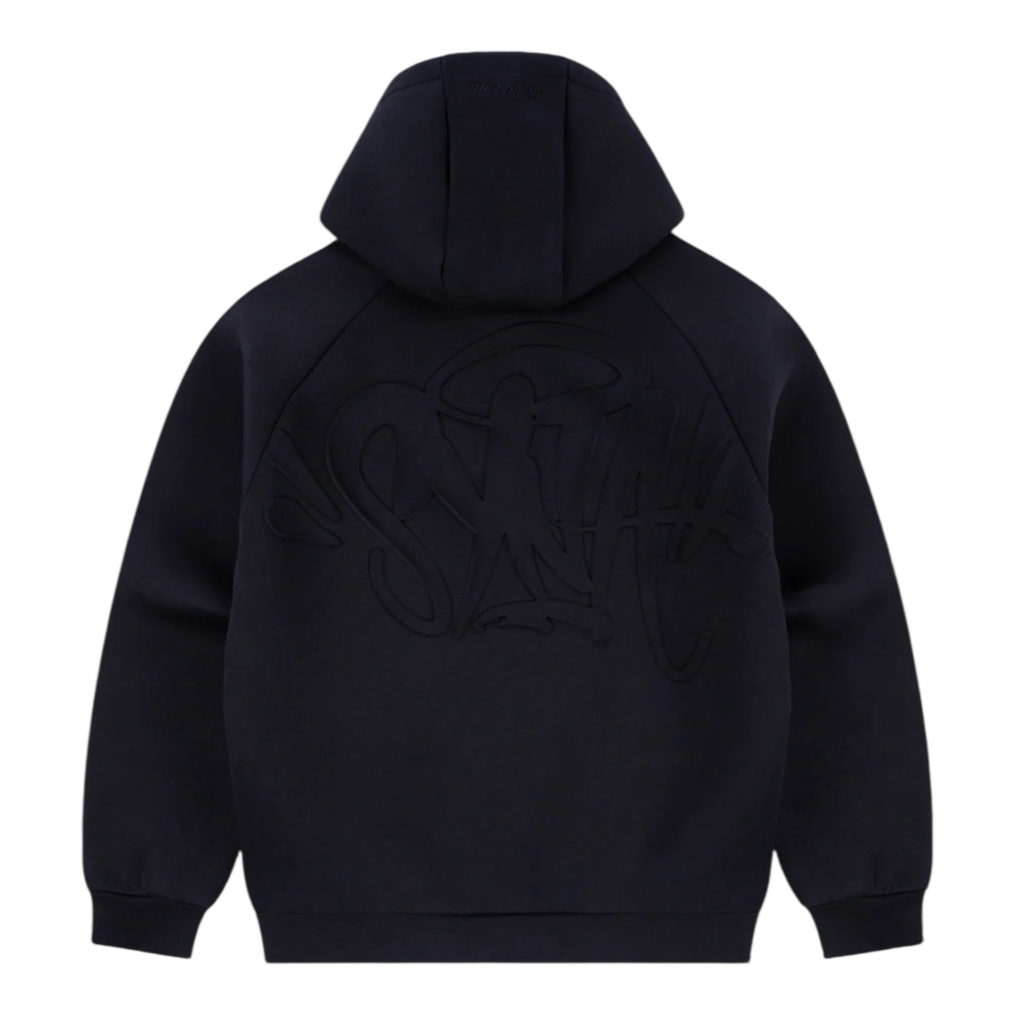 Syna Neoprene Zip Hoodie Black