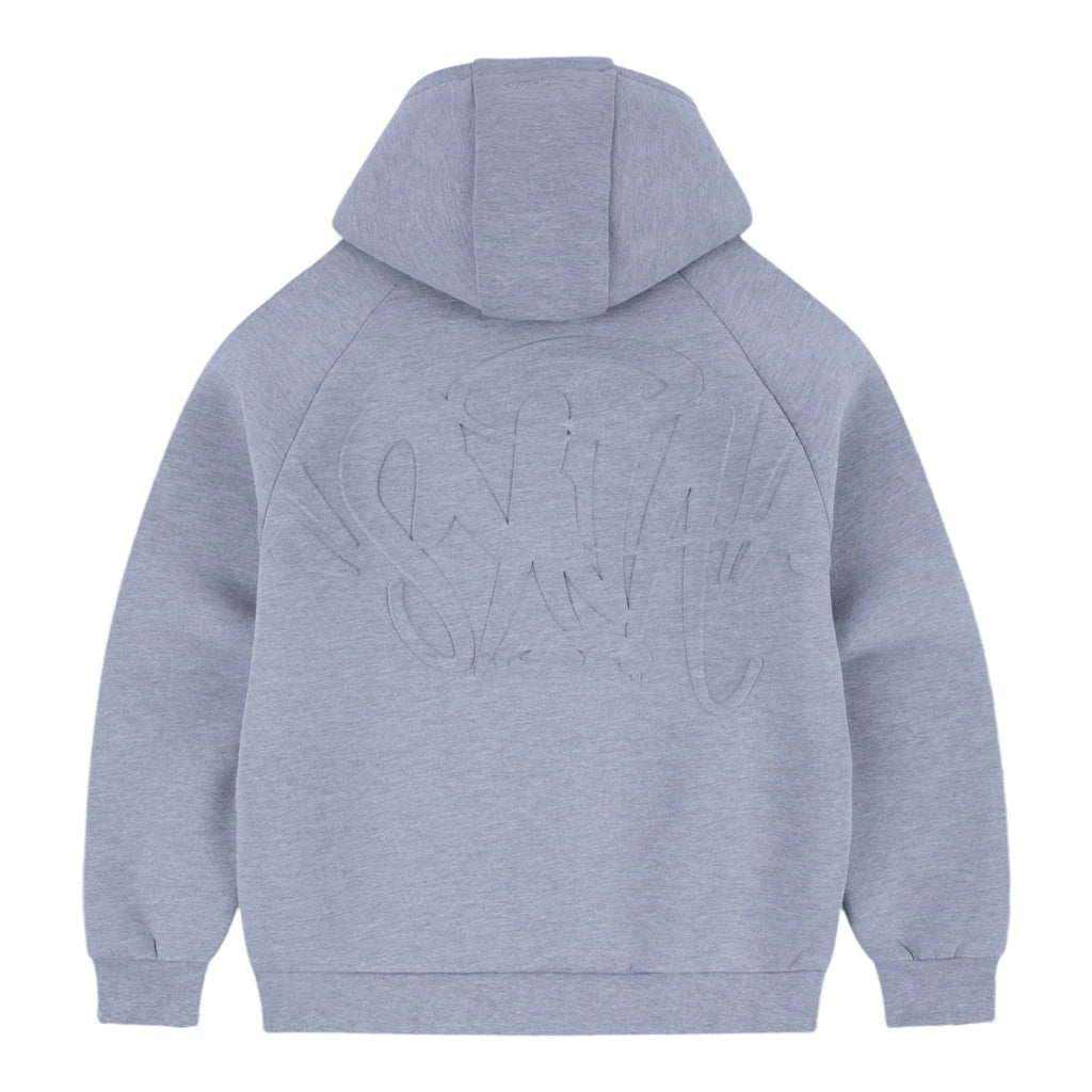 Syna Neoprene Zip Hoodie Grey
