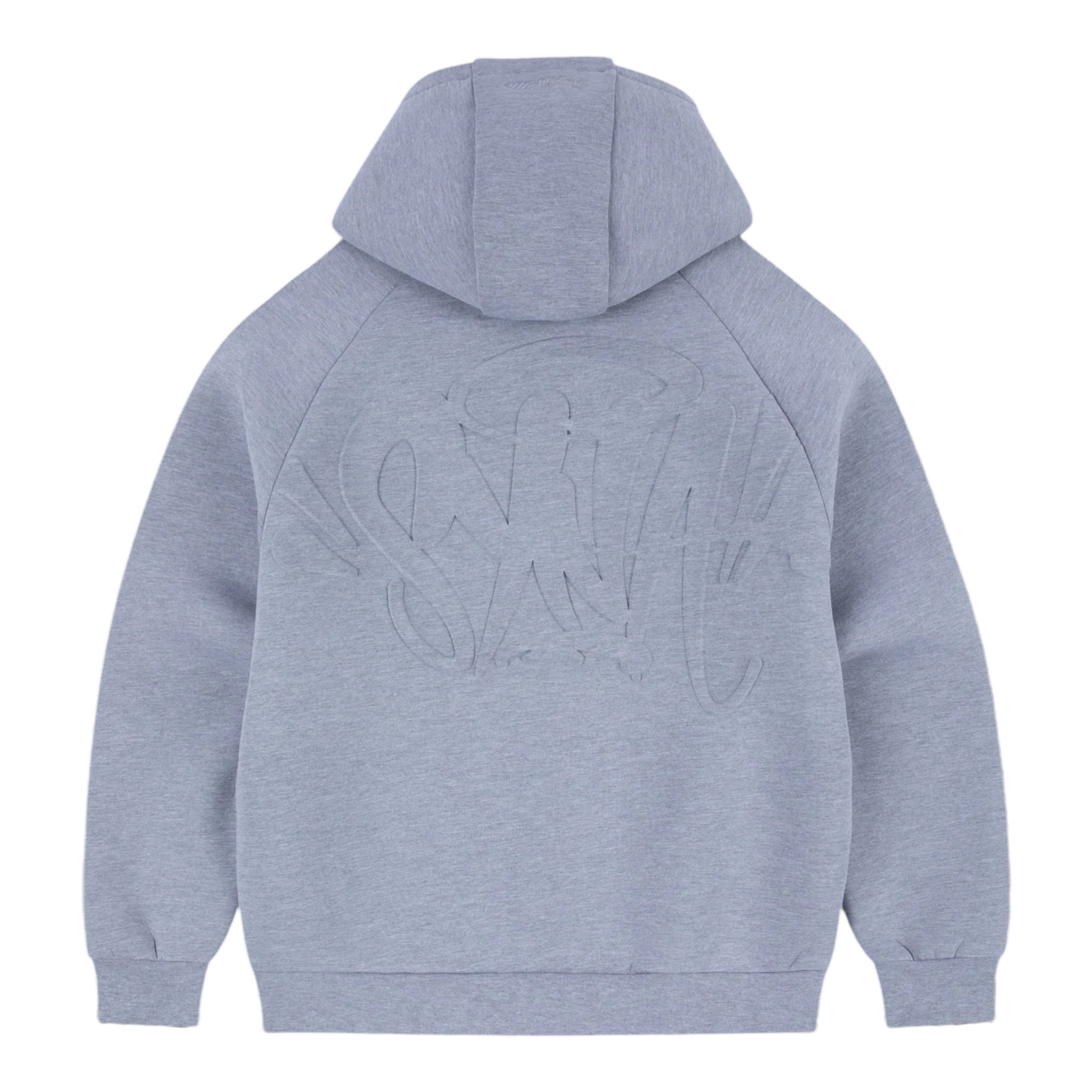 Syna Neoprene Zip Hoodie Grey
