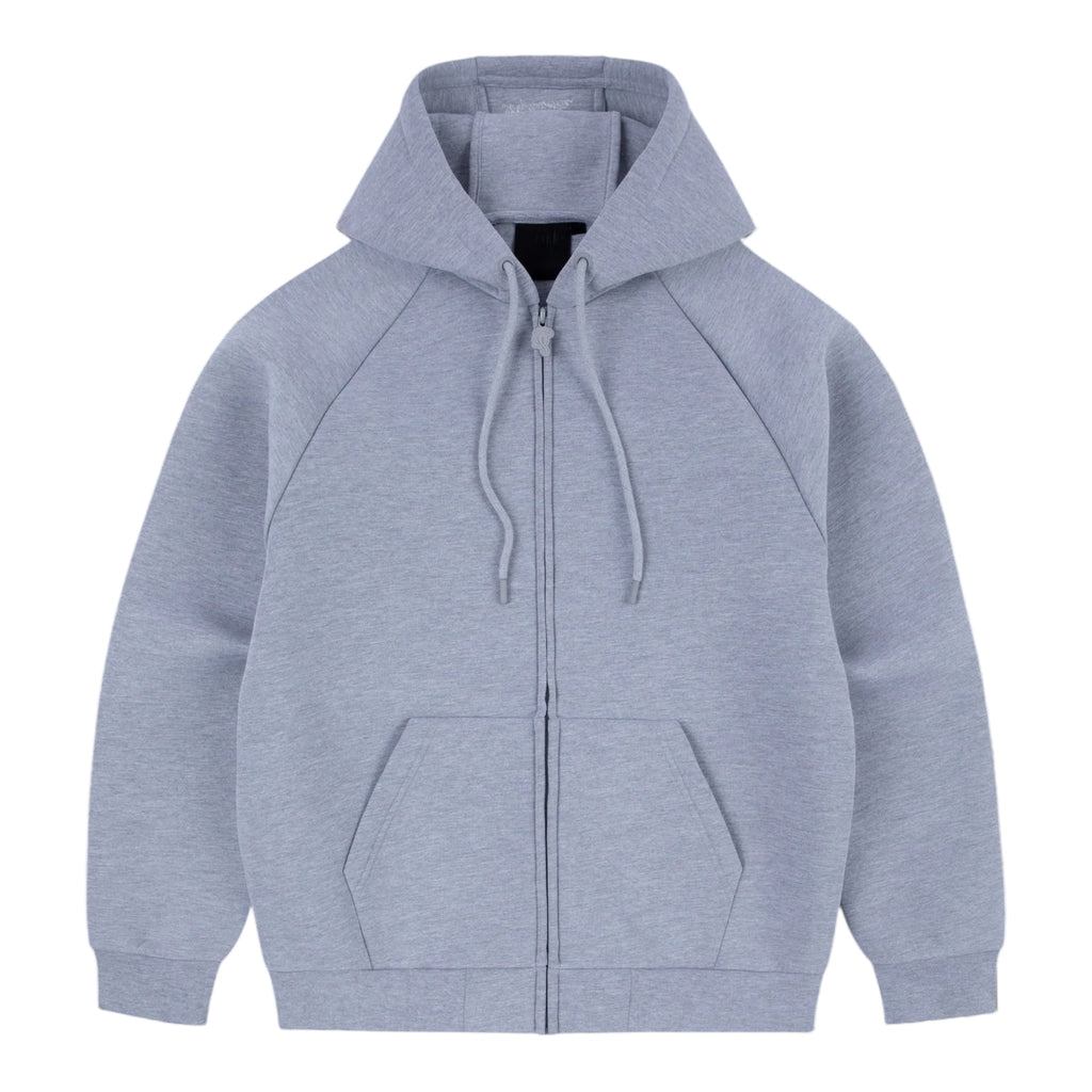 Syna Neoprene Zip Hoodie Grey