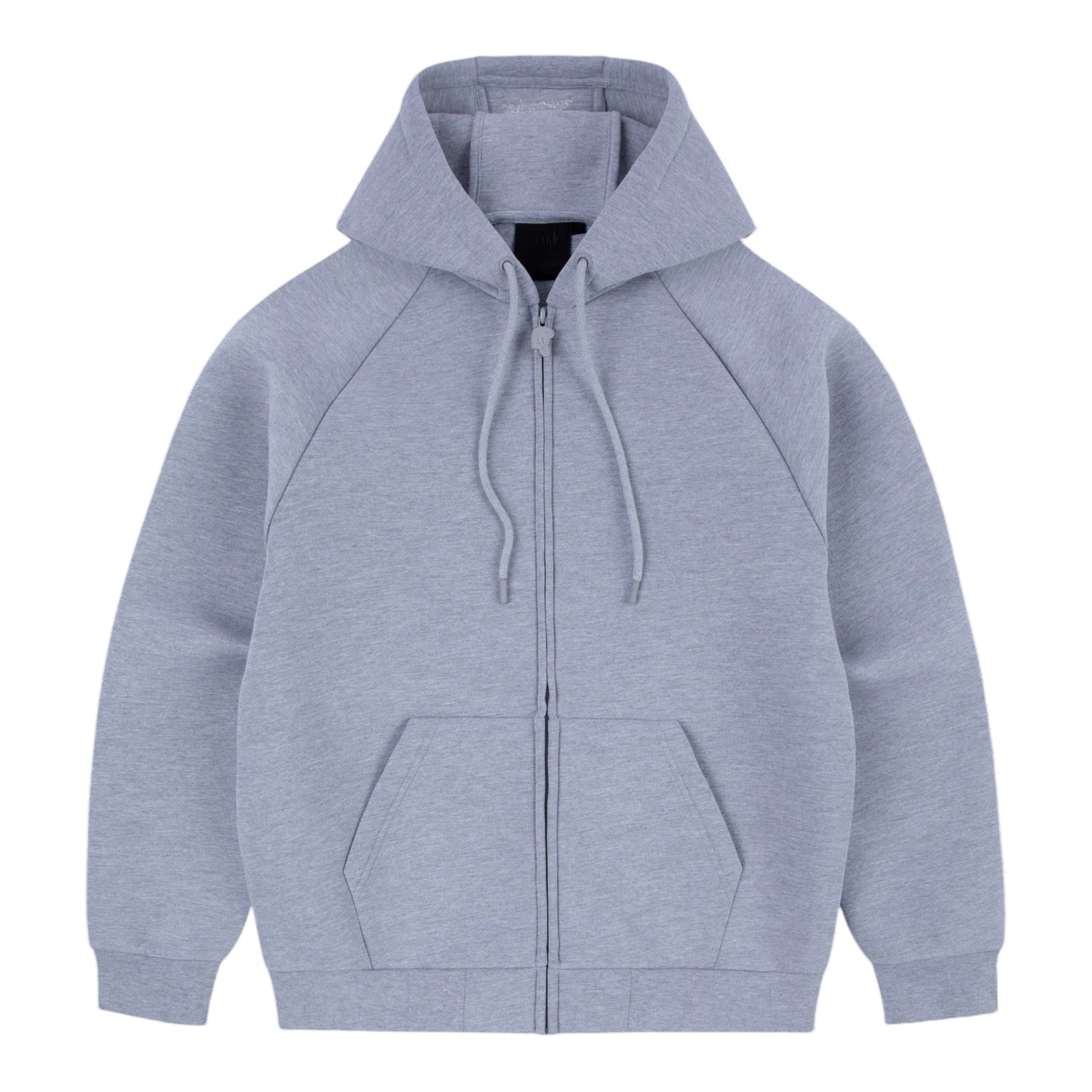 Syna Neoprene Zip Hoodie Grey