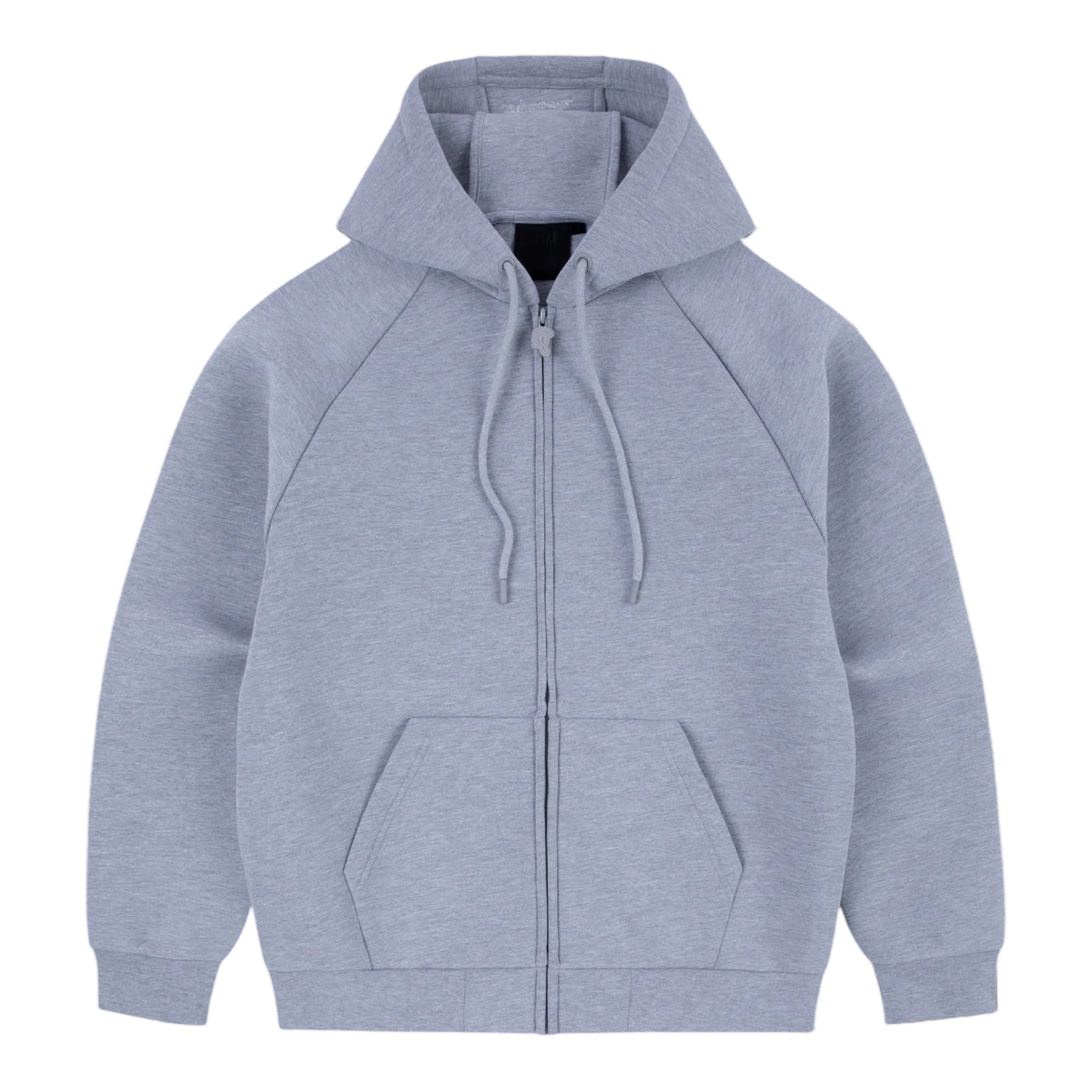 Syna Neoprene Zip Hoodie Grey