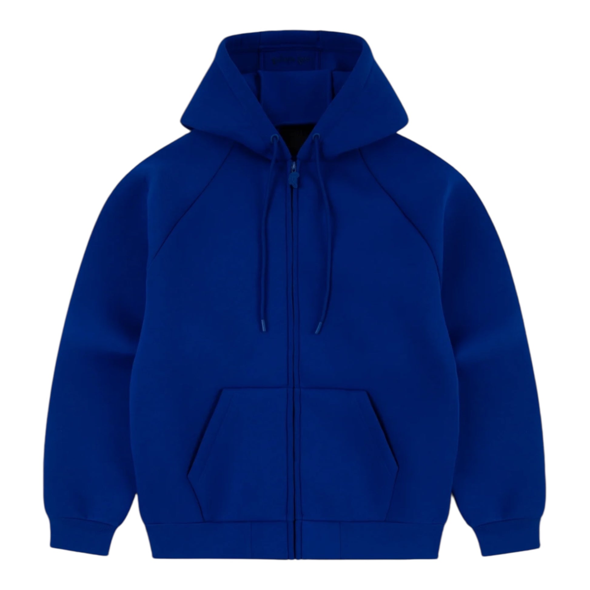 Syna Neoprene Zip Hoodie Blue