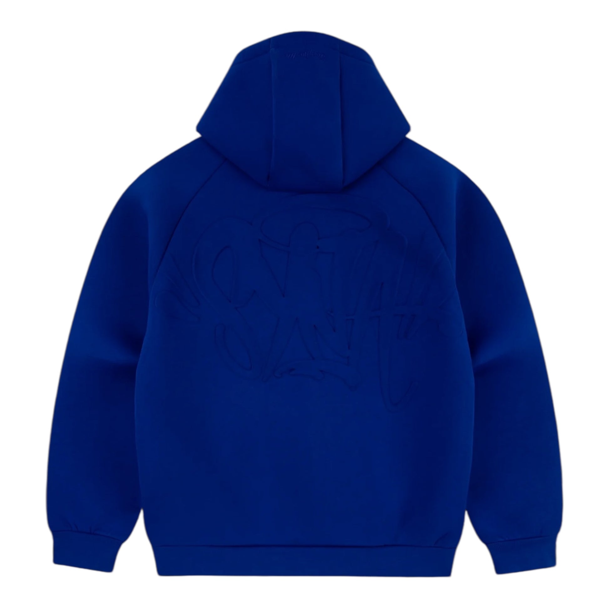 Syna Neoprene Zip Hoodie Blue