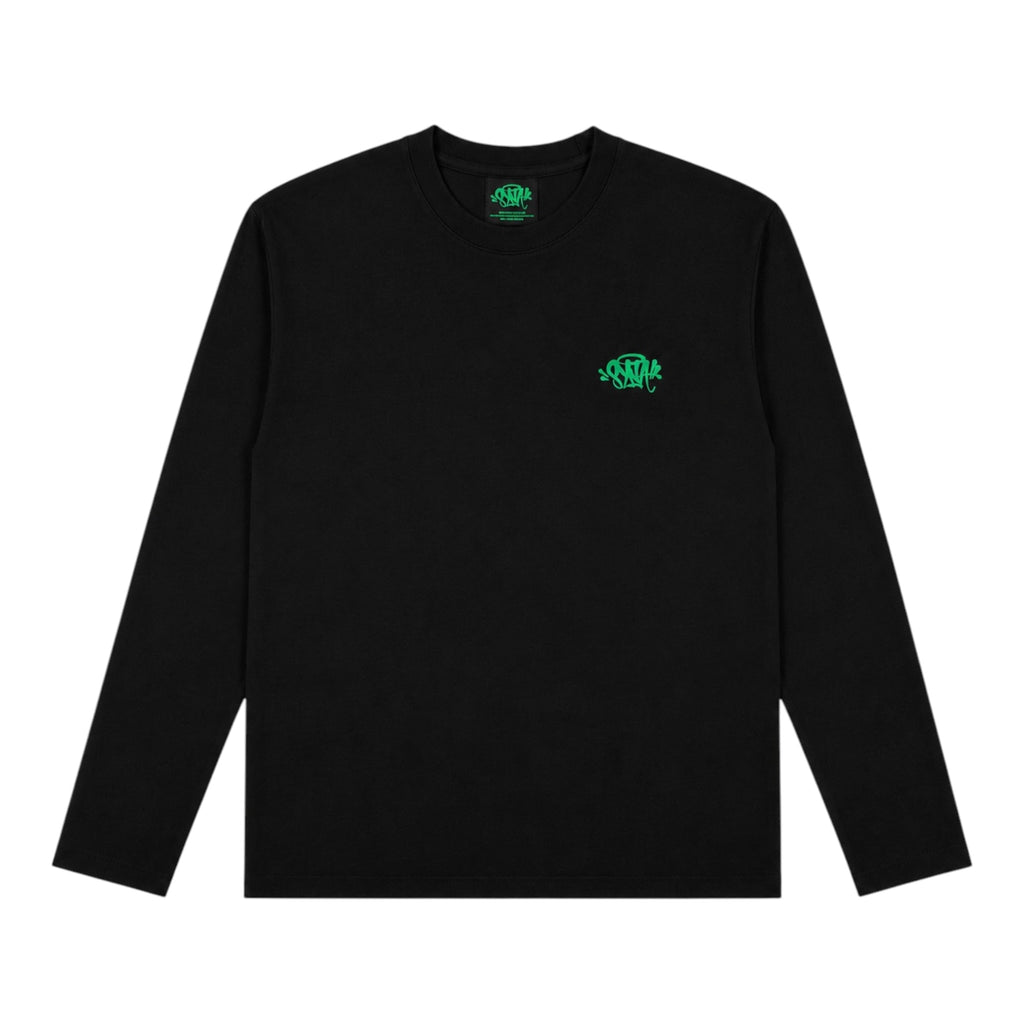 Synarchy Longsleeve Tee BLACK / GREEN