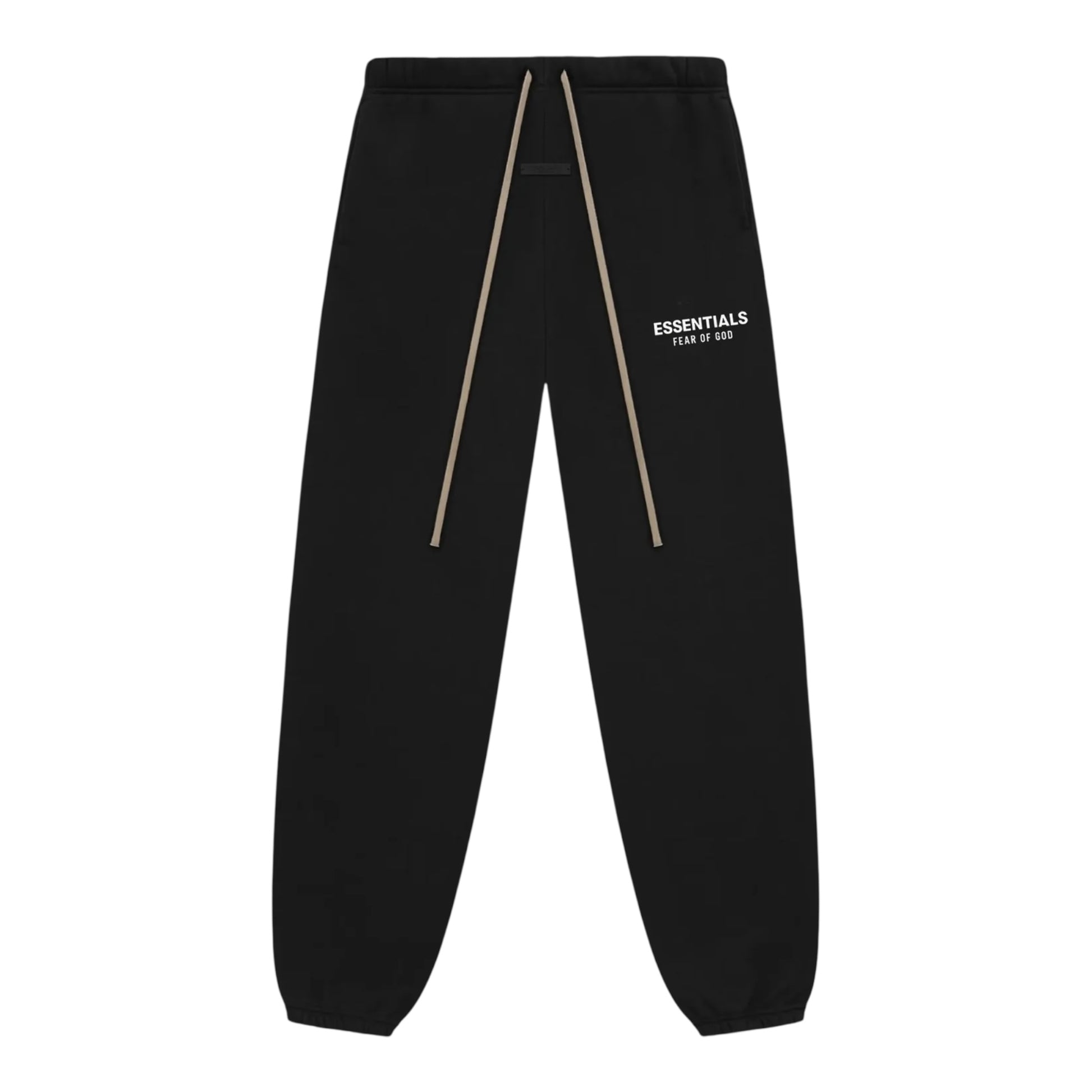 Fear Of God Essentials Fleece Black Sweatpants (FW24)