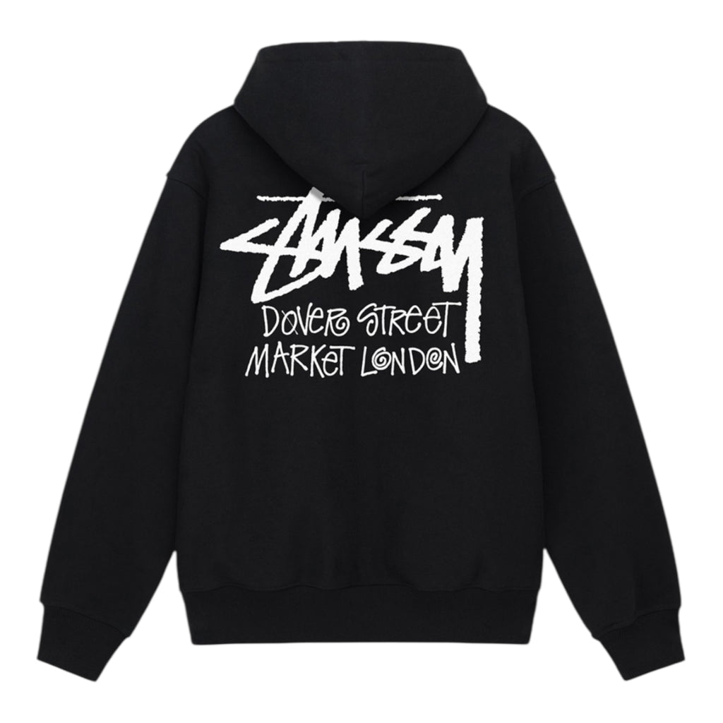 Stüssy Dover Street Market London Hoodie Black