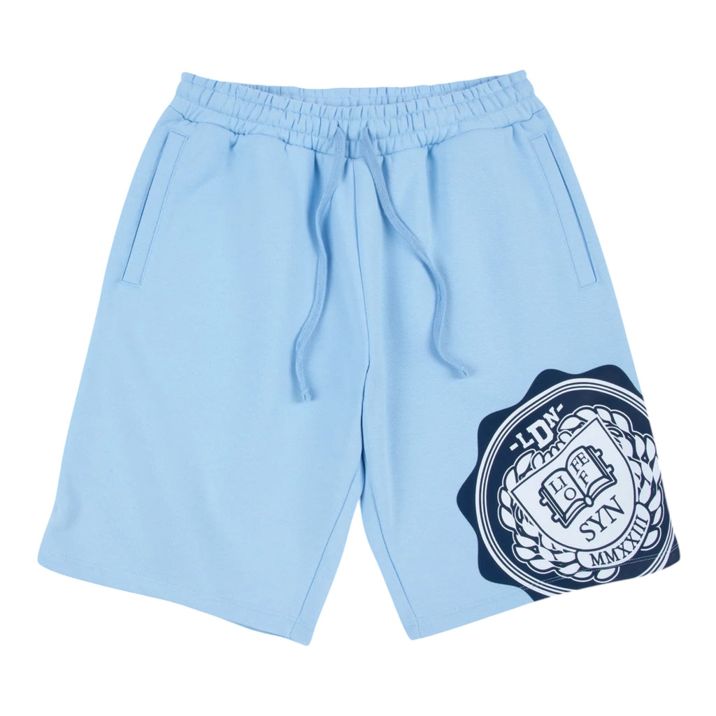 Syna College Crew Shorts Baby Blue