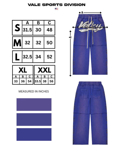 Vale "Skittle" Blue Sweatpants