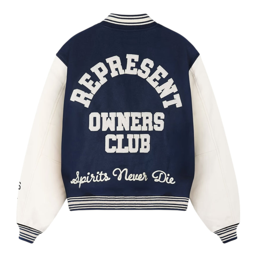 Represent Owners Club Varsity Jacket Navy